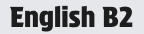 English B2 logo